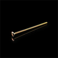 Yellow Zinc Plated,Longer Carbon Steel Full Thread Mushroom Head Carriage Bolt Grade 4.8 DIN603,M 6 /8